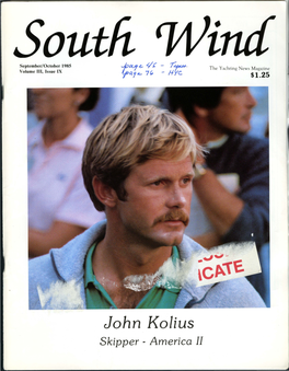 John Kolius Skipper - America II the Odds-On Favorite