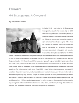 Foreword Art & Language