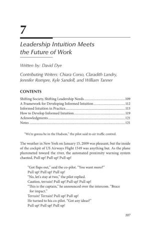 Leadership Intuition Meets the Future of Work