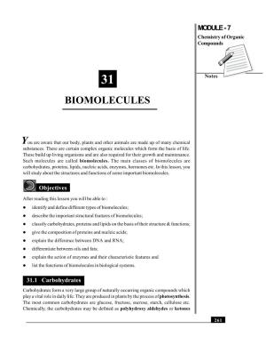 Biomolecules Y