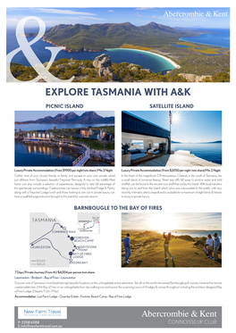 Explore Tasmania with A&K