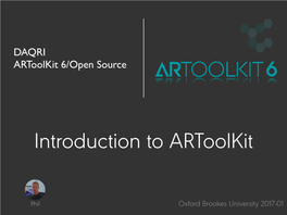 Artoolkit 6/Open Source