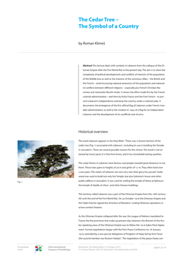 The Cedar Tree – the Symbol of a Country