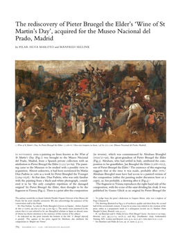 The Rediscovery of Pieter Bruegel the Elder's