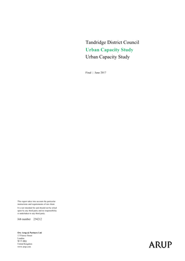 Tandridge District Council Urban Capacity Study (2017)