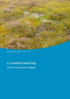 Lowland Raised Bog, Duddon Mosses NNR, Cumbria