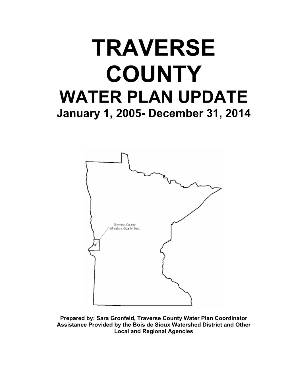 The Traverse County Comprehensive Local Water Plan