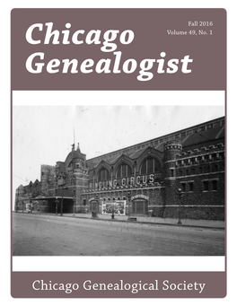 Chicago and Cook County Ancestor Certificates