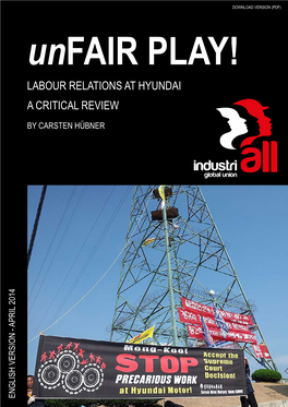 Labour Relations at Hyundai a Critical Review