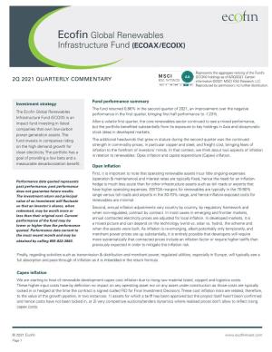 Ecofin Global Renewables Infrastructure Fund (ECOAX/ECOIX)