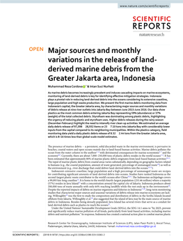Major Sources and Monthly Variations in the Release of Land-Derived