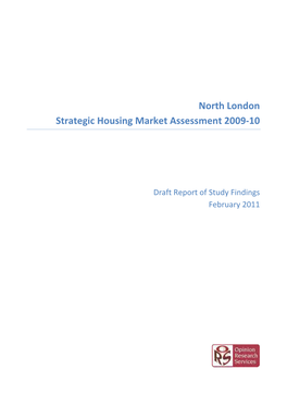 North London Strategic Housing Market Assessment 2009-10