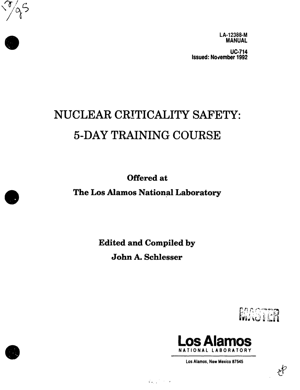 Losalarms NATIONAL LABORATORY