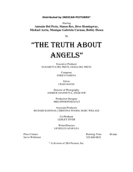“The TRUTH ABOUT ANGELS”