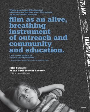 Film Streams Annual Report 2014