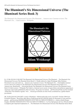The Illuminati's Six Dimensional Universe (The Illuminati Series Book 3) the Illuminati's Six Dimensional Universe (The Illuminati Series Book 3)