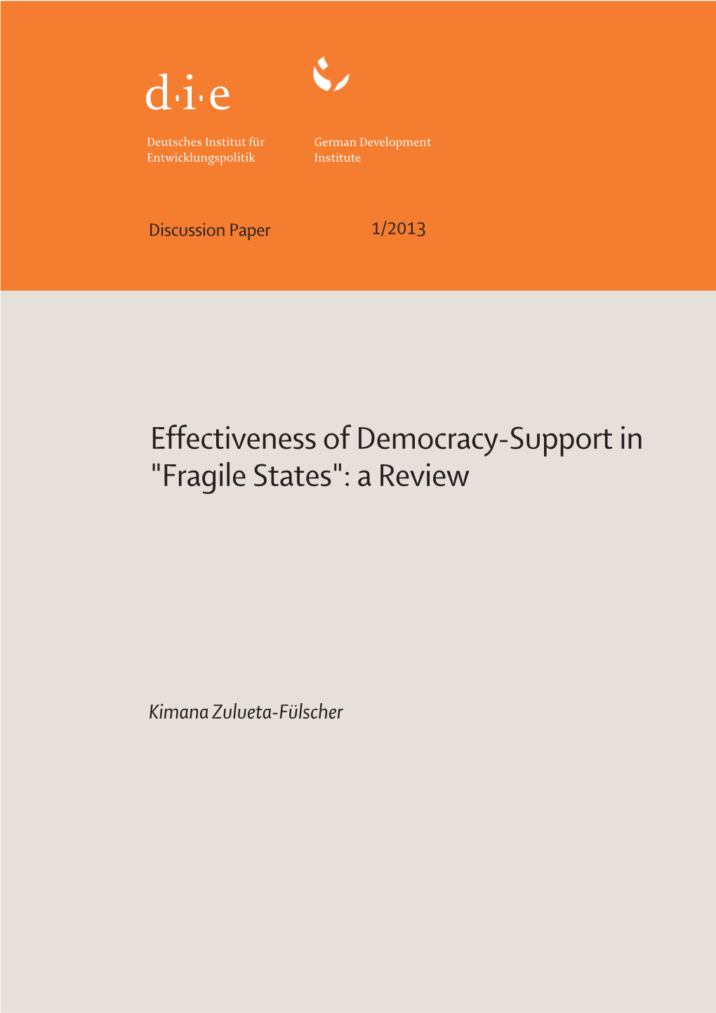 Effectiveness of Democracy-Support in 