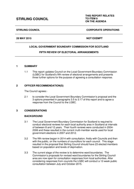 Local Government Boundary Commission for Scotland