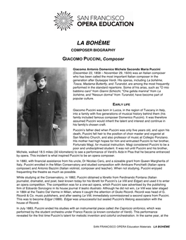 La-Boheme-Bios---Puccini.Pdf