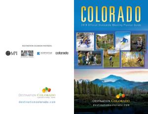 Destinationcolorado.Com 2019 Official Statewide Meeting Planner Guide