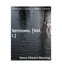 Sermons. [Vol. I.]