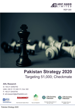 Pakistan Strategy 2020 Targeting 51,000; Checkmate