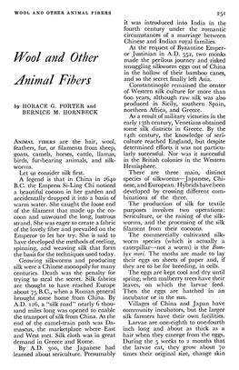 Wool and Other Animal Fibers