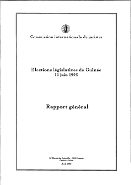 Guinee-Elections-Mission Report-1995-Fra