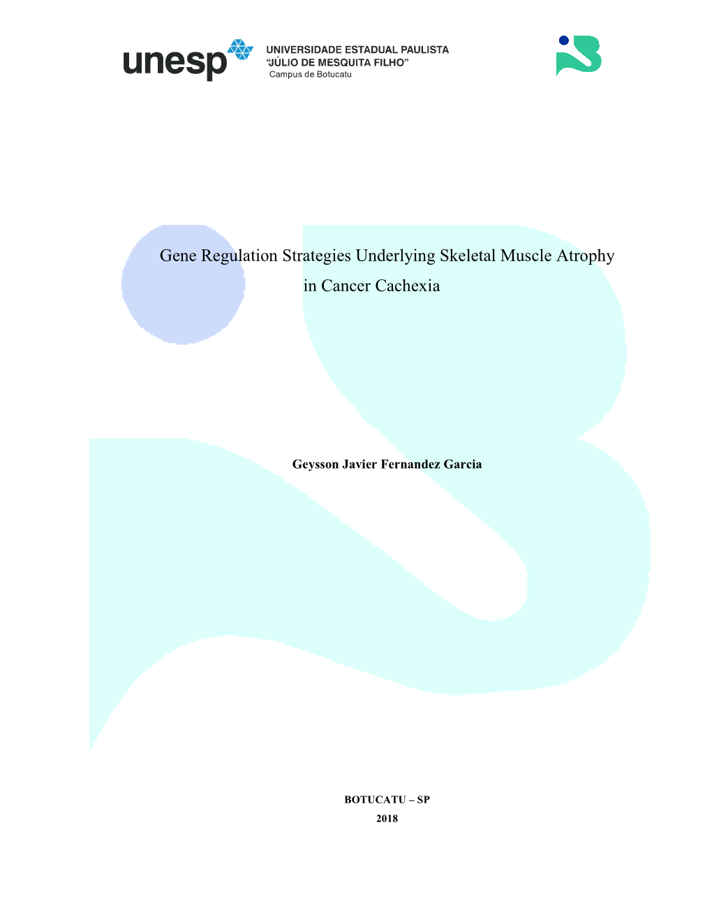 Gene Regulation Strategies Underlying Skeletal Muscle Atrophy in Cancer Cachexia