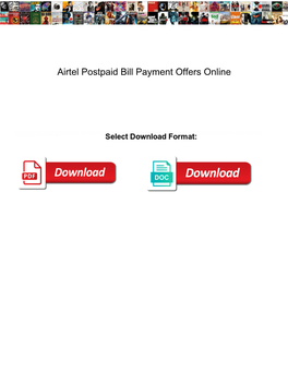 Airtel Postpaid Bill Payment Offers Online