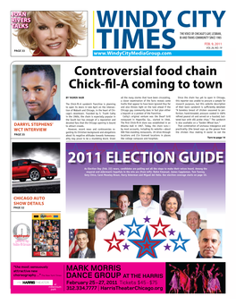 2011 ELECTION GUIDE As Election Day (Feb