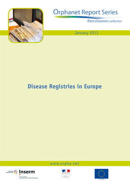 Orphanet Report Series Rare Diseases Collection
