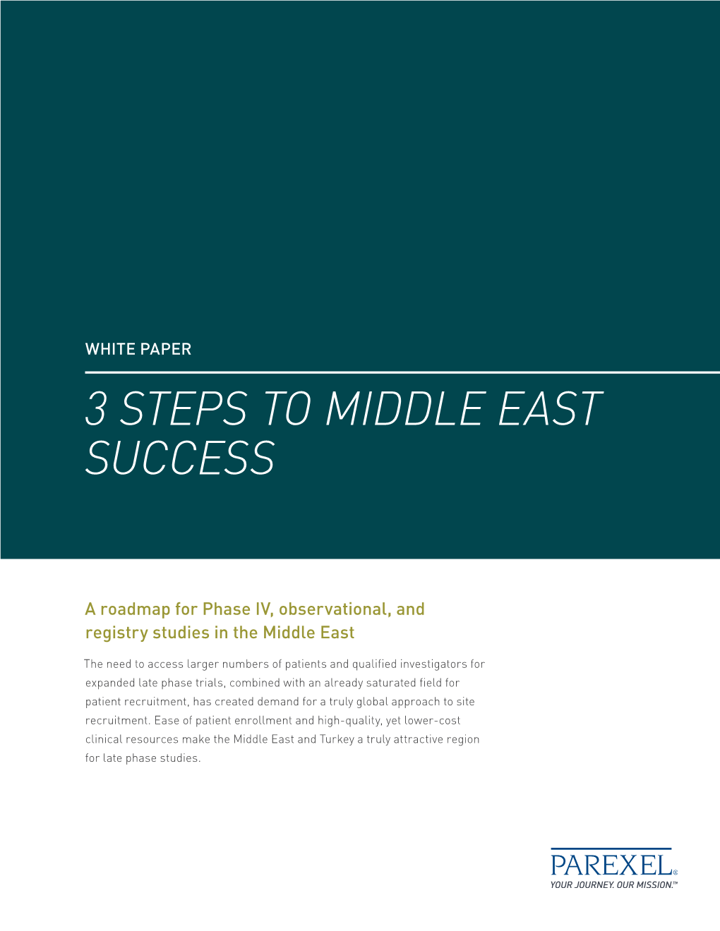 3 Steps to Middle East Success