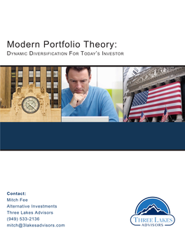 Modern Portfolio Theory: Dynamic Diversification for Today’S Investor