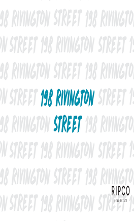 198 Rivington Street Marketing Package V4.Indd