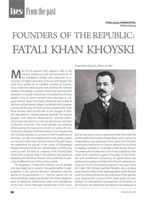 Fatali Khan Khoyski