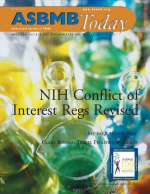 NIH Conflict of Interest Regs Revised