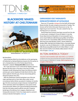Tdn Europe • Page 2 of 7 • Thetdn.Com Wednesday • 17 March 2021
