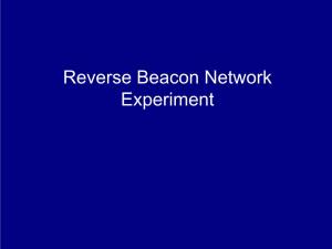 Reverse Beacon Network Experiment Ionospheric Radio Propagation Amateur Radio (Ham Radio)