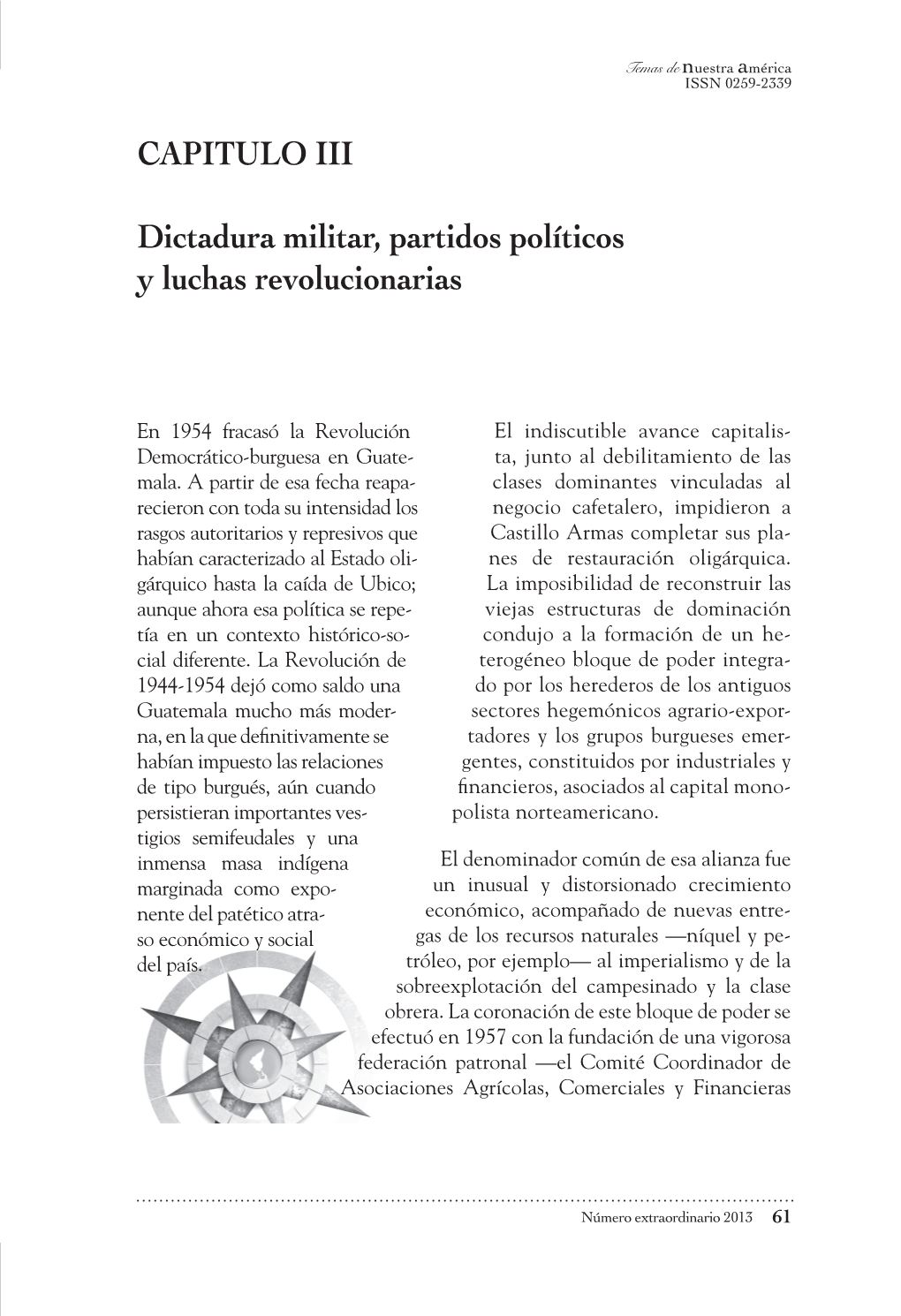 CAPITULO III Dictadura Militar, Partidos Políticos Y Luchas Revolucionarias