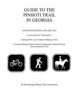 Guide to the Pinhoti Trail