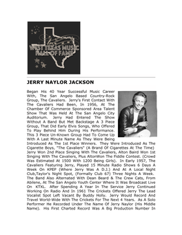Jerry Naylor Jackson