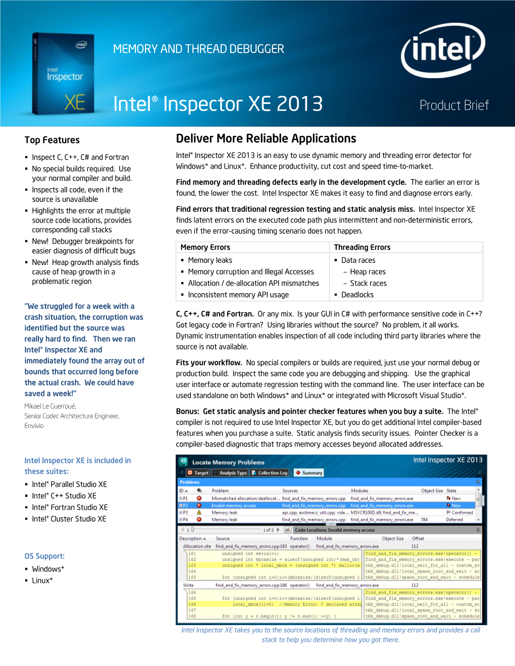 Intel® Inspector XE 2013