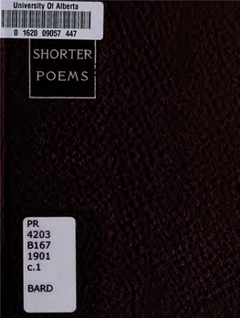 Macmillan's Pocket English Classics: Browning's Shorter Poems