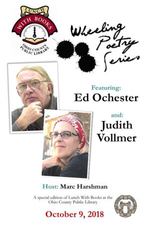 Ed Ochester and Judith Vollmer