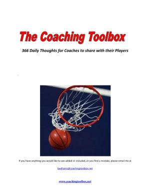 366 Daily Thoughts for Coaches to Share with Their Players