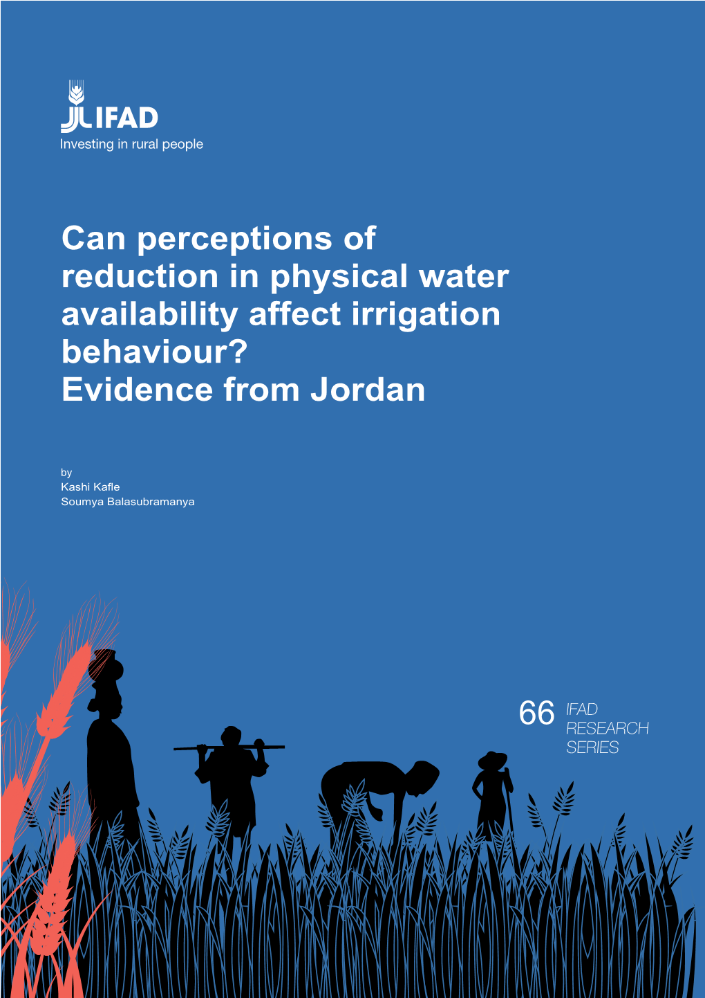 Can Perceptions of Reduction in Physical Water Availability Affect Irrigation Behaviour? Evidence from Jordan