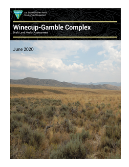 Winecup-Gamble Complex Draft Land Health Assessment