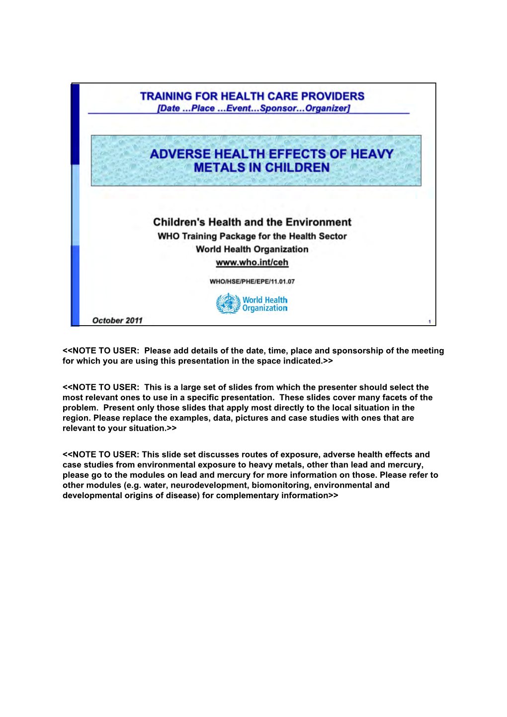 Children and Other Heavy Metals Rev May2020