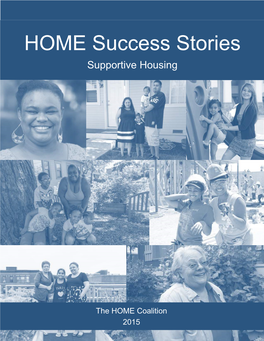 HOME Success Stories Supportive Housing